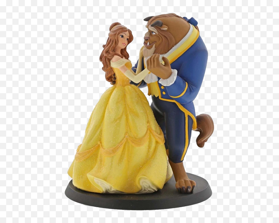 Enchanting Collection Beauty And The Beast Wedding Cake Topper - Beauty And Thebeast Cakes Emoji,Beauty And The Beast Png