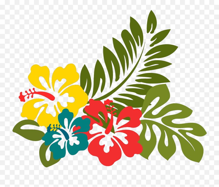 Hibiscus Svg Vector Hibiscus Clip Art - Hawaii Flower Clipart Emoji,Hibiscus Clipart