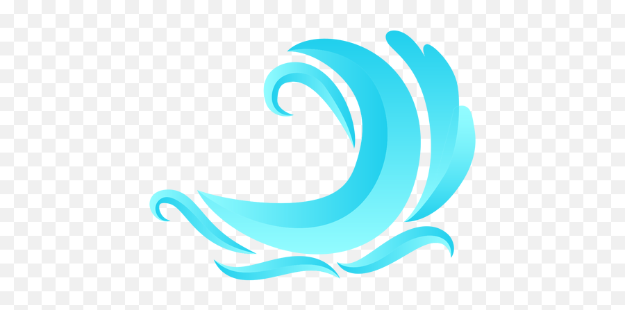 Wave Ocean Sea Water Flat - Transparent Png U0026 Svg Vector File Onda Do Mar Png Emoji,Ocean Waves Png