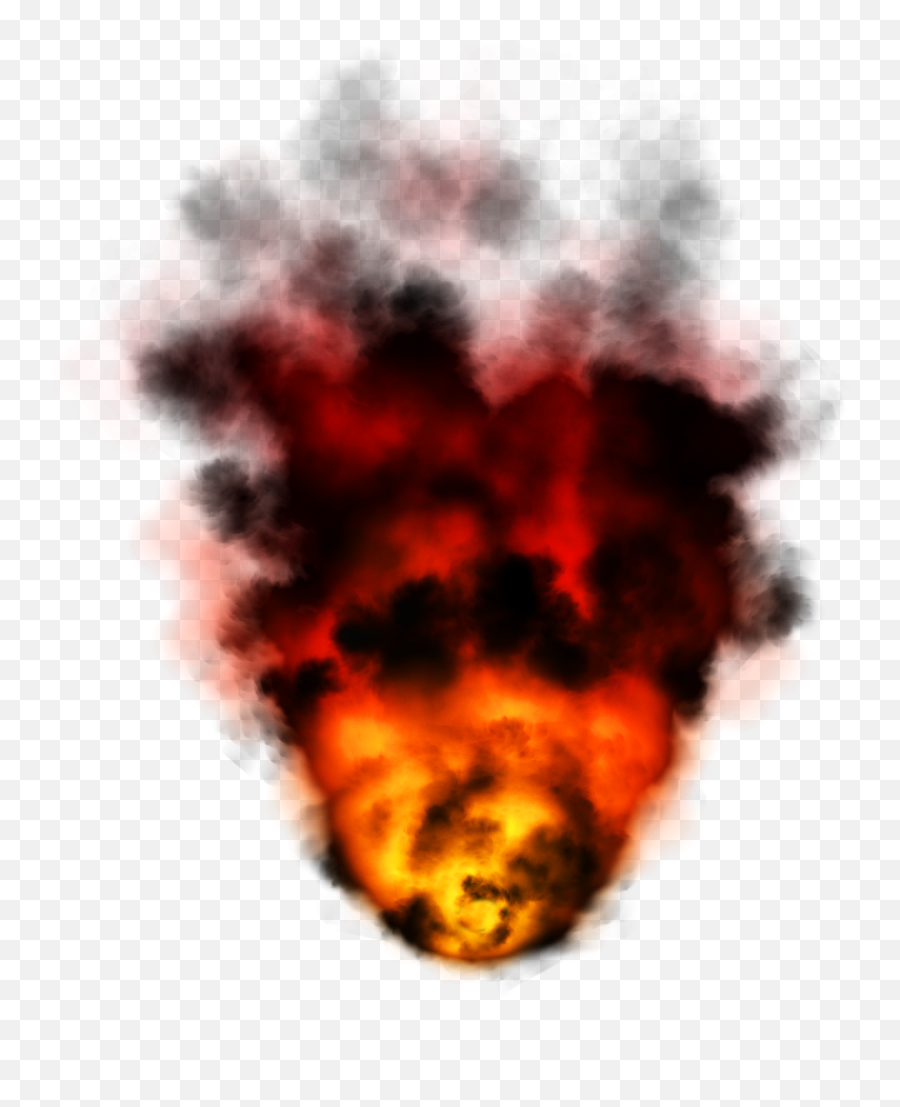 Download Fire Smoke Transparent Hq Png Image Freepngimg - Fuegos Artificiales Rojo Amarillo Emoji,Smoke Transparent