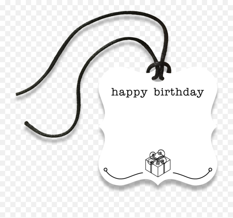 Birthday Gift Tag - Solid Emoji,Gift Tag Png