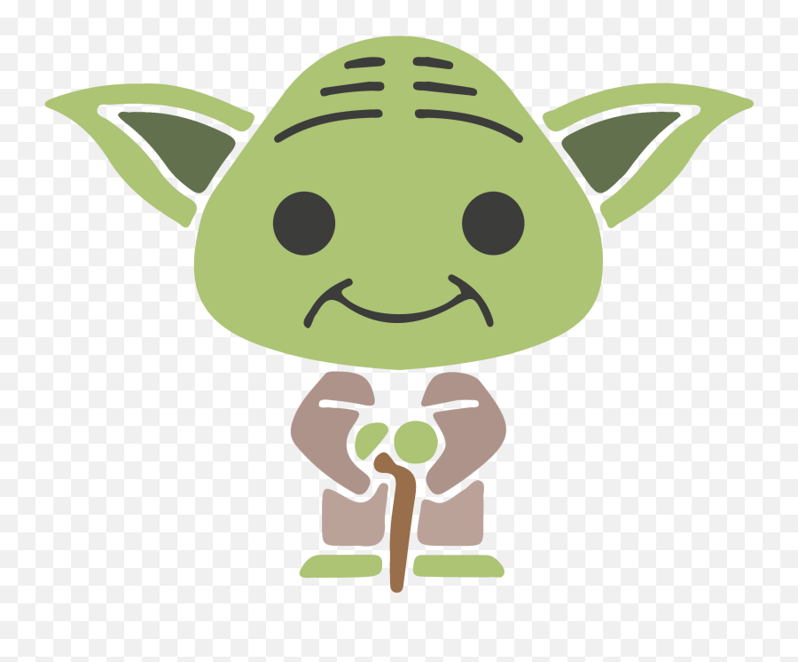 Plant Fathers Greeting Yoda Green - Fathers Day Card Yoda Emoji,Yoda Clipart