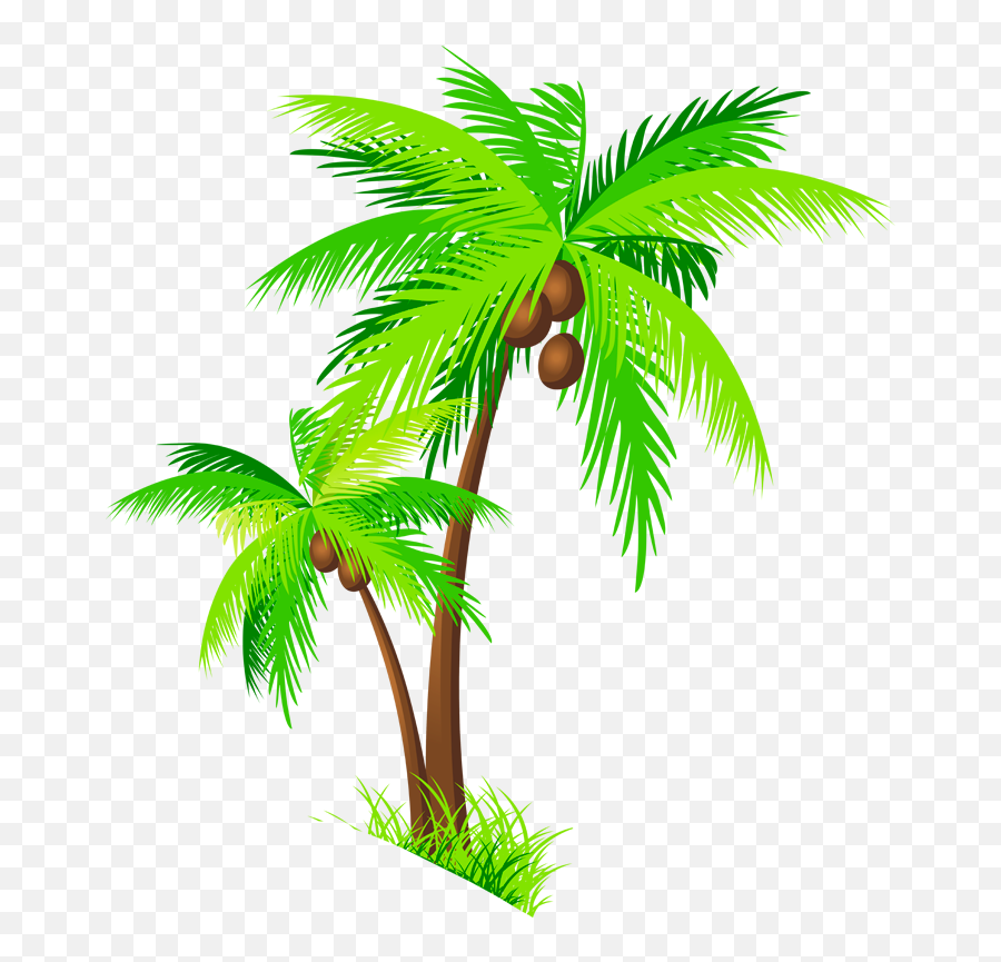 Download Coconut Tree Clipart Group - Transparent Background Palm Tree Clip Art Emoji,Trees Clipart