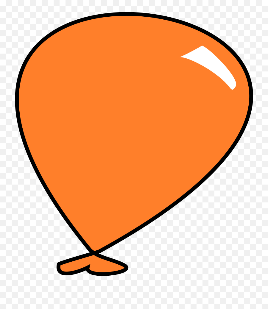 Blue Balloon Png Svg Clip Art For Web - Orange Color Cartoon Png Emoji,Blue Balloon Clipart