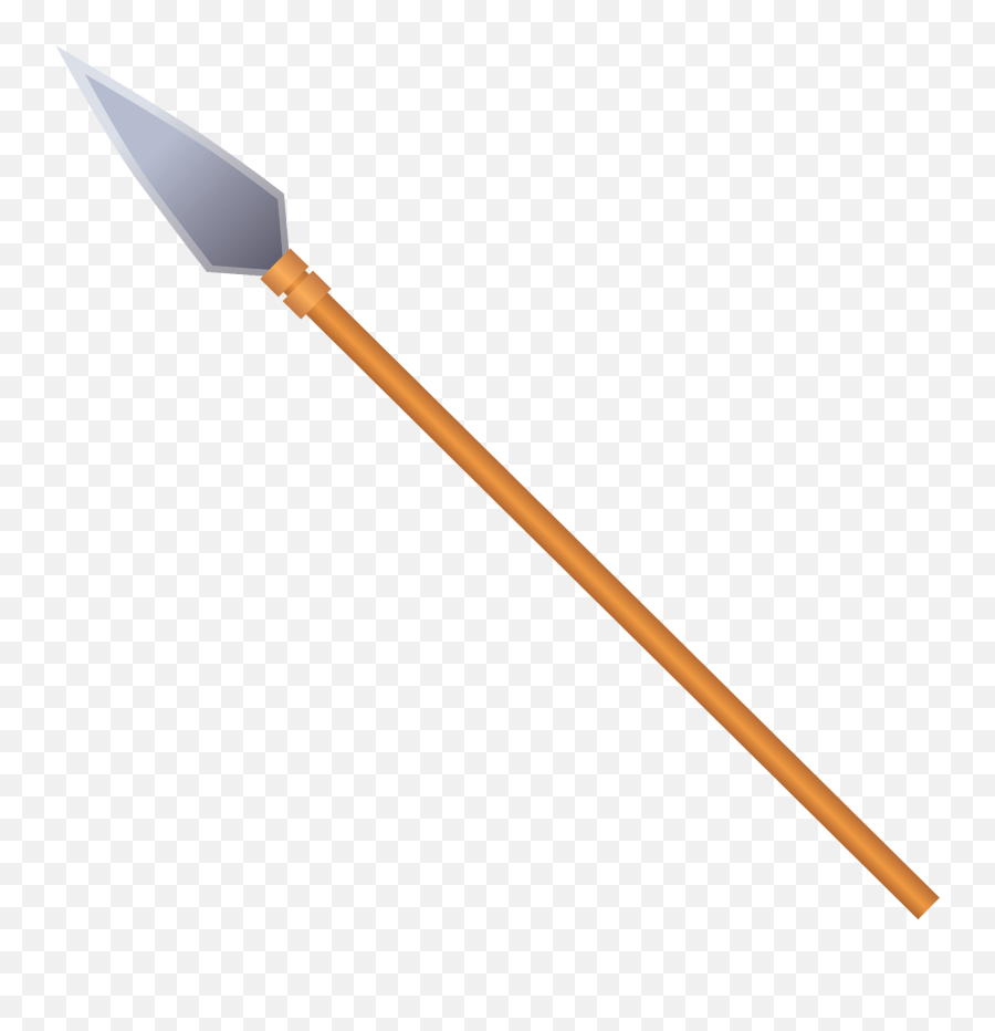 Spear Weapon Clipart - Solid Emoji,Spear Clipart