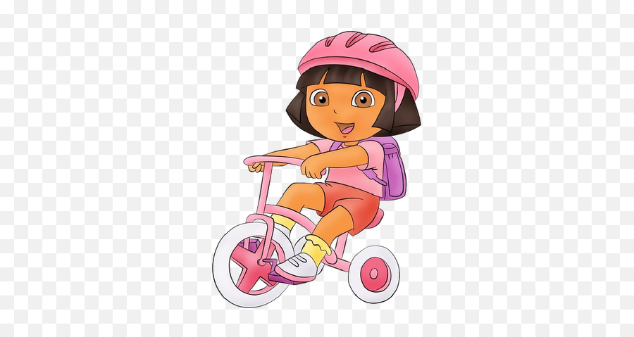 Dora The Explorer Dora Cartoon Dora - Dora The Explorer Tricycle Book Emoji,Explorer Clipart