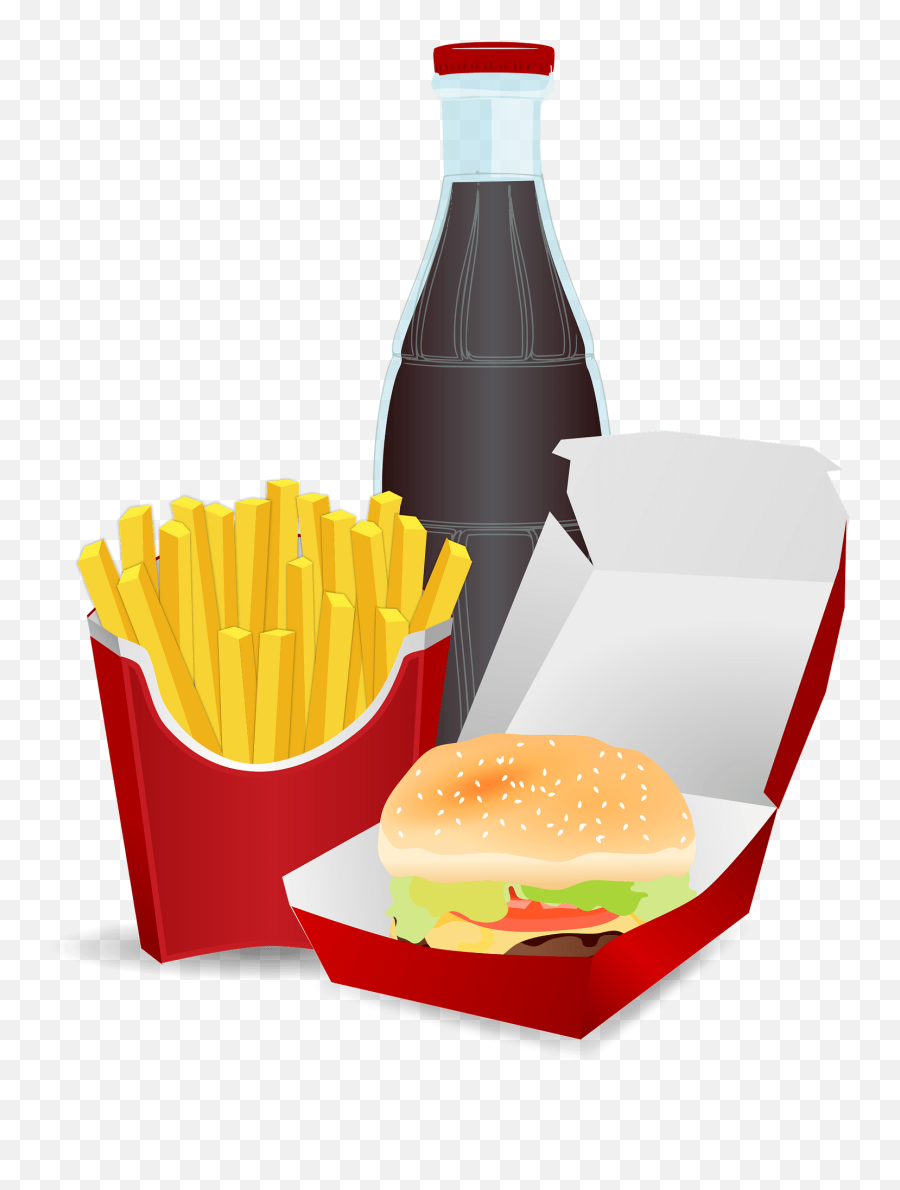 Free Clip Art - Transparent Background Fast Food Transparent Emoji,Hamburger Clipart