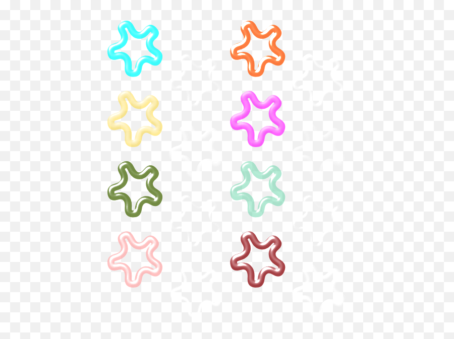 Colorful Stars Svg Clip Arts Download - Download Clip Art Emoji,Circle Of Stars Png