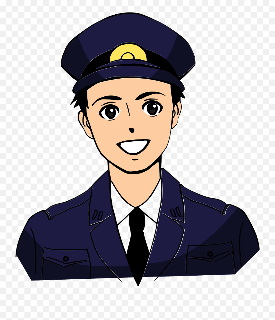 Policeman Clipart - Peaked Cap Emoji,Police Officer Clipart