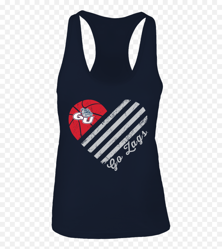 Download Hd Gonzaga Bulldogs Basketball Flag Heart Shirt Emoji,Gonzaga Logo Png