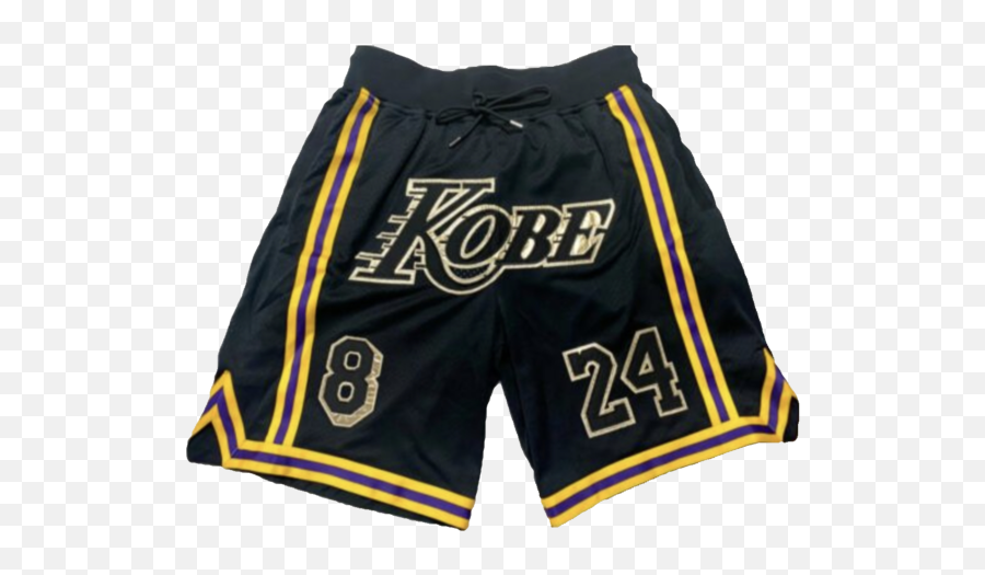 Kobe 824 Shorts U2013 Athleticsplays - Kobe Bryant Shorts 8 24 Emoji,Kobe Nba Logo