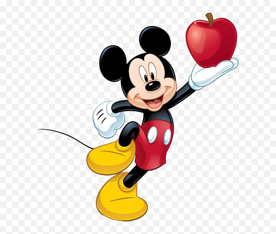 Mickey Mouse Clipart 3 - Mickey Mouse Comiendo Png Emoji,Mouse Clipart