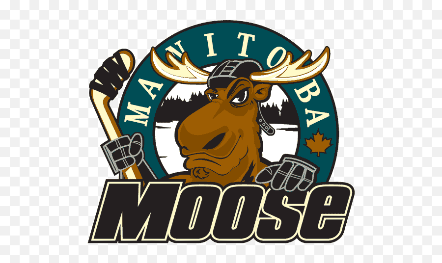Manitoba Moose Primary Logo - Moose Logo Emoji,Moose Logo