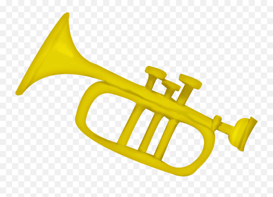 Download Cartoon Trumpet Png Clip Art - Trumpeter Emoji,Trumpet Png