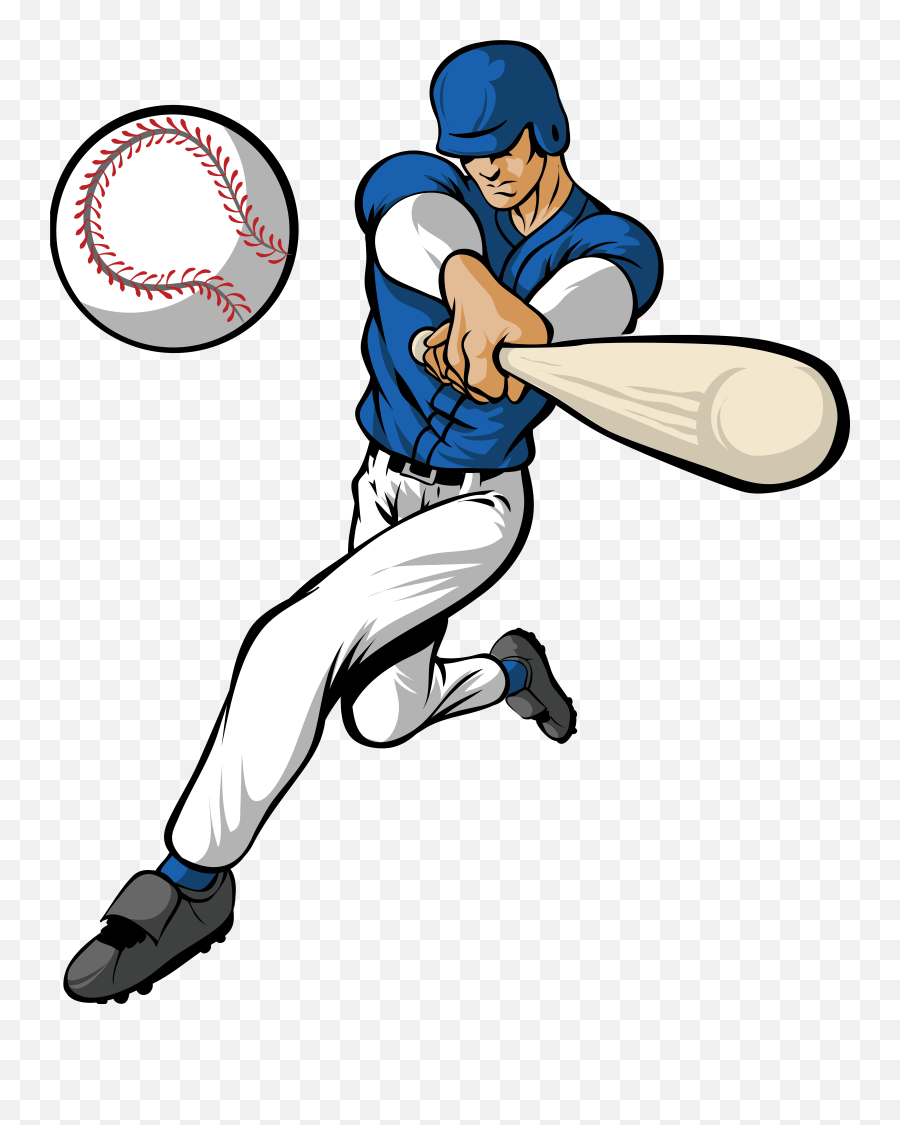 Baseball Player Clipart - Baseball Player Clipart Transparent Emoji,Baseball Player Clipart