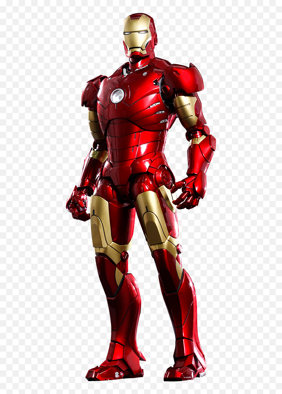 Marvel Iron Man Mark Iii Sixth Scale Figure By Hot Toys - Iron Man Mark 3 Emoji,Iron Man Transparent