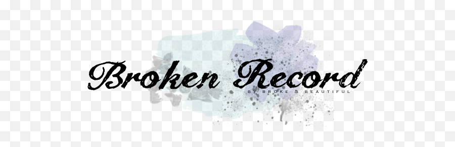 The Broken Record U2013 Broke And Beautiful - Thank You Emoji,Record Logo