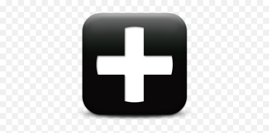Plus Symbol Free Download Clip Art - Black Background White Plus Emoji,Plus Sign Clipart