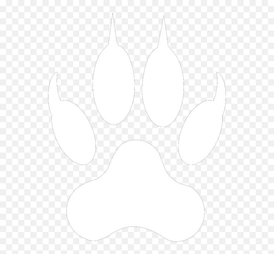 Free Tiger Paw Print Download Free Tiger Paw Print Png - Lion Paw Png White Emoji,Pawprint Clipart