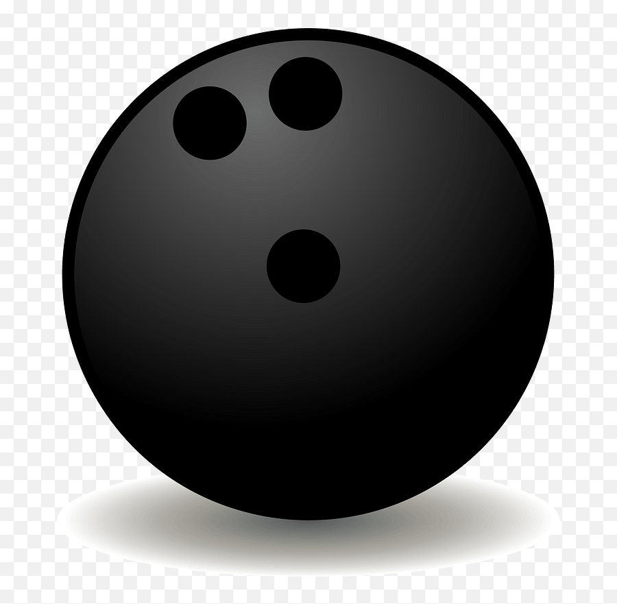 Ten Pin Bowling Ball Clipart - Solid Emoji,Bowling Clipart