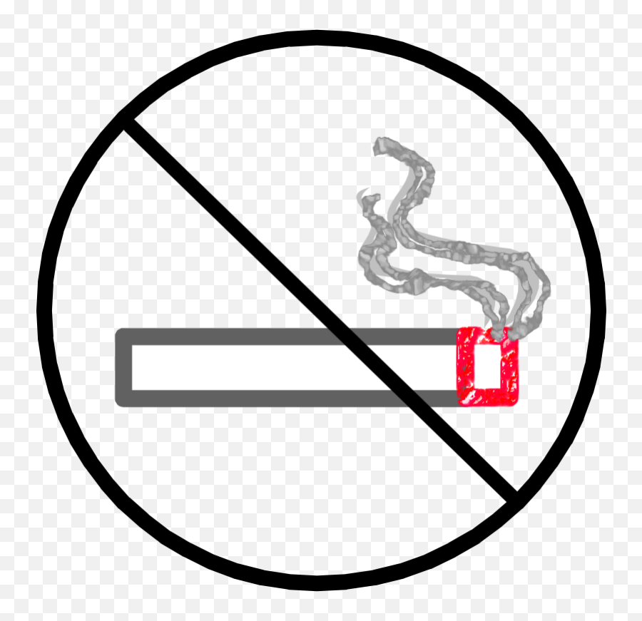 Free Clip Art - Don T Smoking Cartoon Emoji,Smoking Clipart
