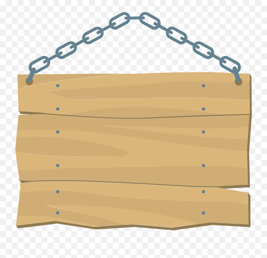 Wood Sign Clipart - Blue Chain Circle Emoji,Wood Sign Clipart