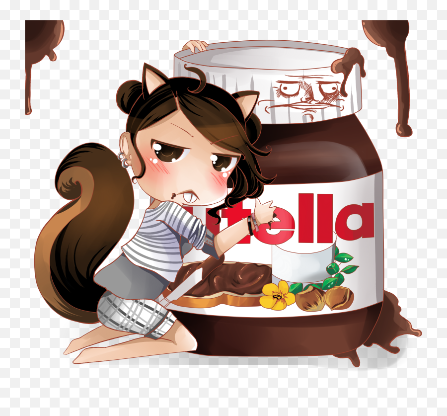 Nutella Jar Png - Nutella Cartoon Emoji,Tumbler Clipart