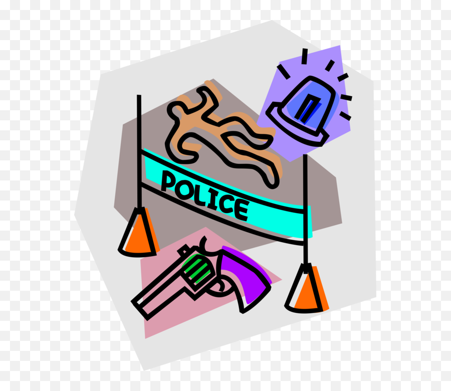 Police Crime Scene Royalty Free Vector - Forensic Crime Scene Clipart Emoji,Crime Clipart