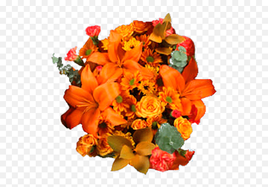 Orange Flower Arrangements Wedding Emoji,Orange Flowers Png