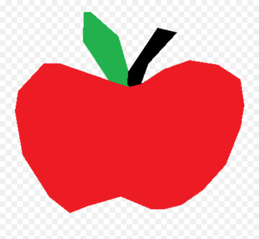 Download Hd Apple Drawing Red Painting Free Commercial - Clip Art Emoji,Free Clipart For Commercial Use