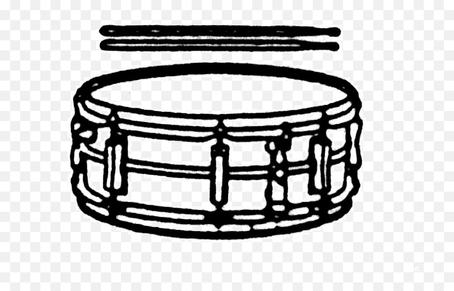 Percussion Not Concussion Emoji,Drums Clipart Black And White