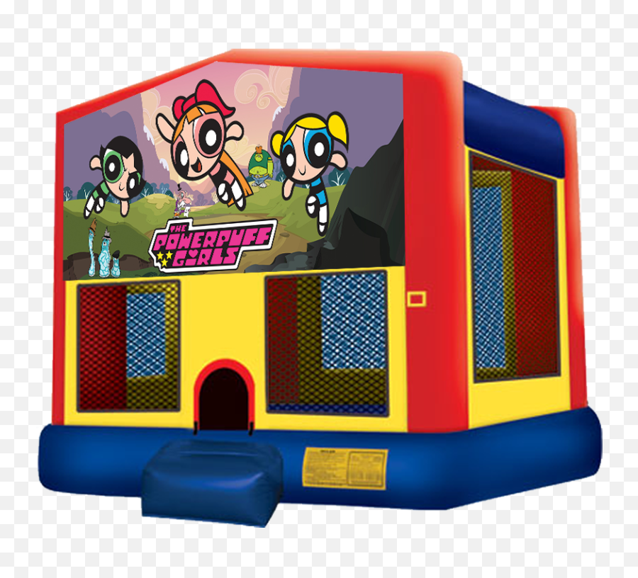 Power Puff Girls Bounce House - Bring The Power Puff Girls Emoji,Power Puff Girls Logo
