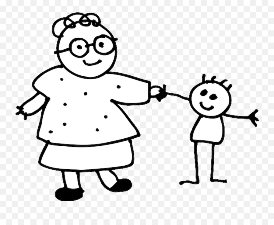 Todayu0027s Extended Family Living With My Elderly Mother Emoji,Health Clipart Black And White