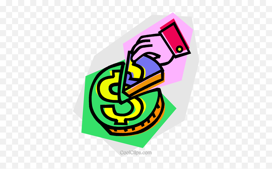 Piece Of The Money Pie Royalty Free Vector Clip Art Emoji,Pie Clipart Free