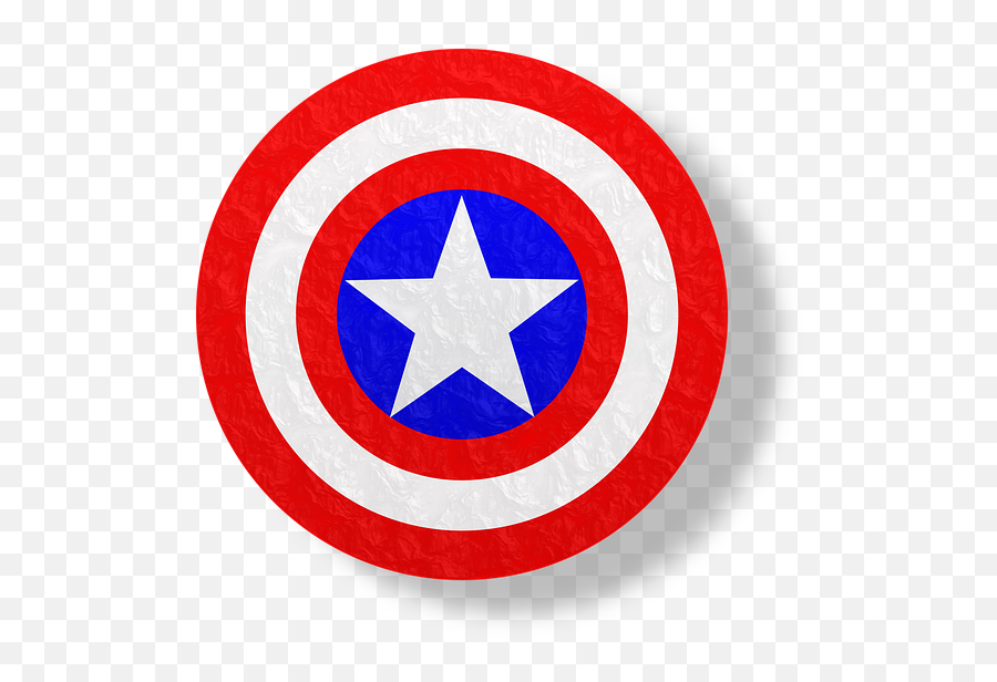 Captain America Sign Red - Free Vector Graphic On Pixabay Emoji,Red Shield Logo