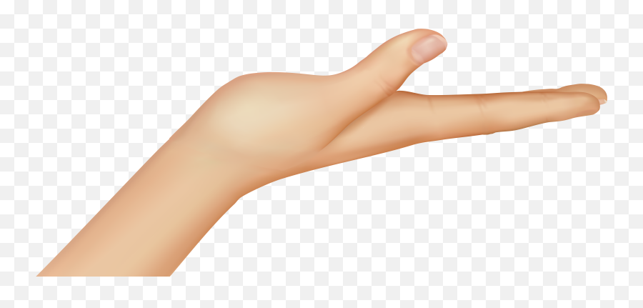Flat Hand Png - Flat Hand Png Emoji,Hand Clipart