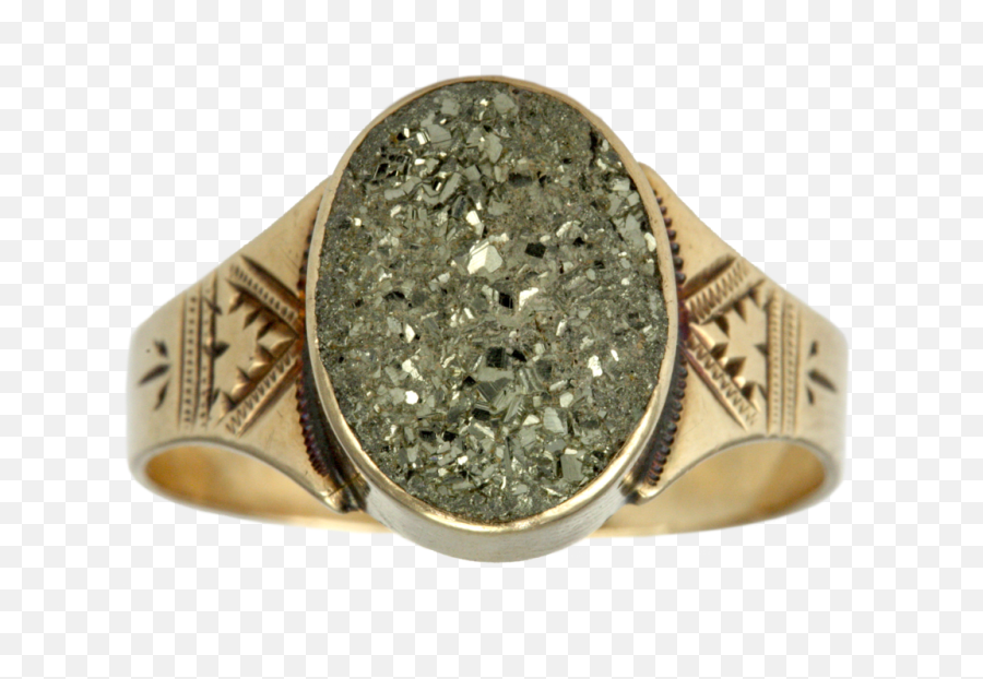 Victorian Pyrite Ring - Solid Emoji,Gold Ring Png