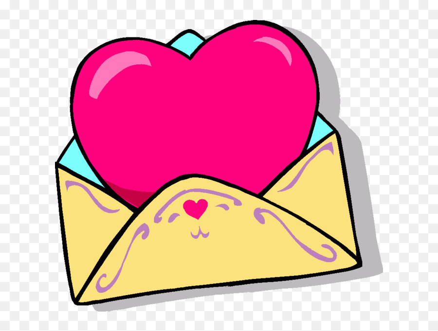 Love Letter - Envelope With Heart Gif Full Size Png Emoji,Heart Gif Png