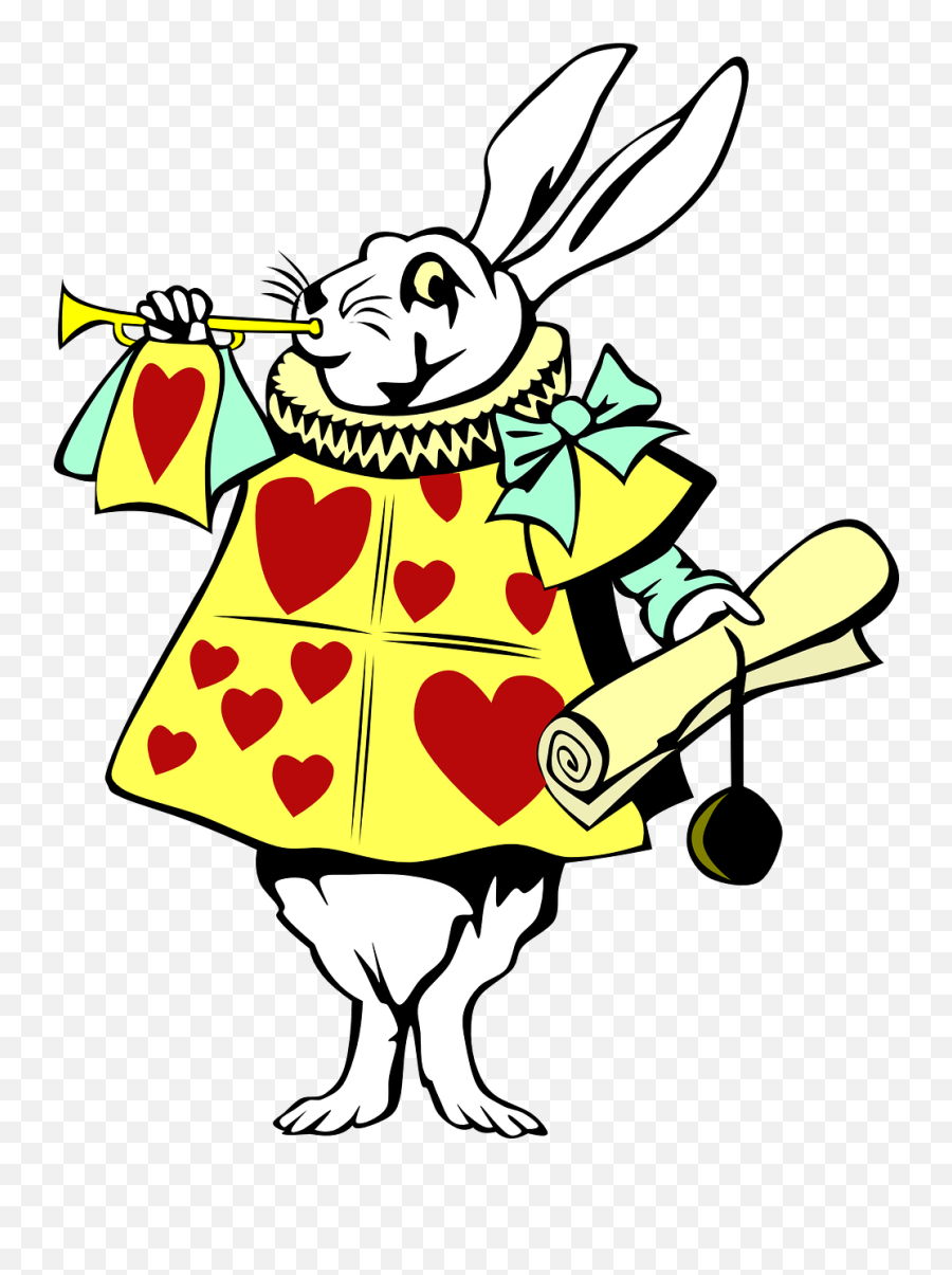 Alice In Wonderland Rabbit Png - Alice In Wonderland Art Png Emoji,Alice In Wonderland Transparent