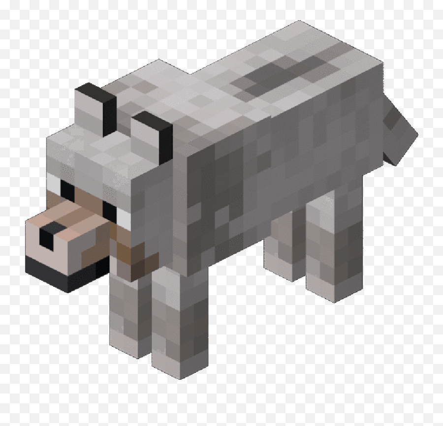 Wolf - Minecraft Wolf Png Emoji,Minecraft Characters Png
