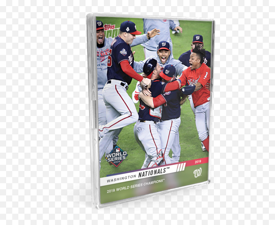 2019 Topps World Series Cards Celebrate - Nationals World Series Card Emoji,2019 World Series Logo