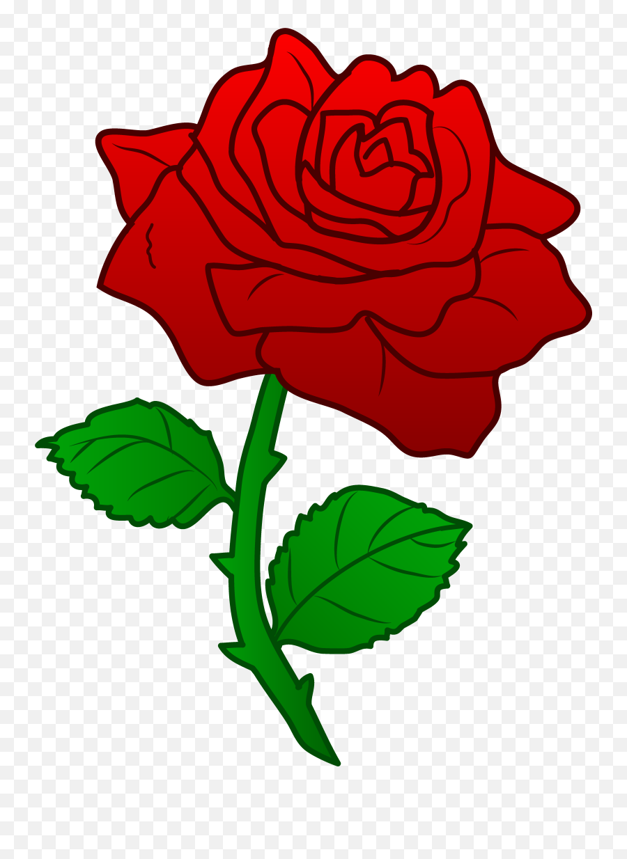 Rose Clipart - Clip Art Of Rose Emoji,Rose Clipart