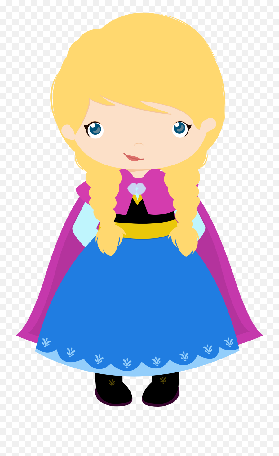 Frozen Anna Cute Png Png Image With No - Frozen Anna Cute Png Emoji,Frozen Clipart