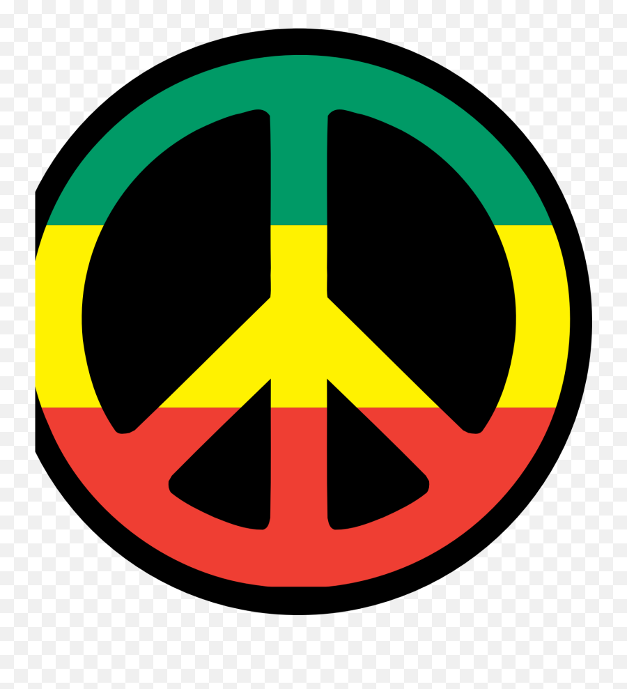 Download Hd Weed Clipart Peace - Rasta Clipart Transparent Logo Bob Marley Png Emoji,Weed Clipart