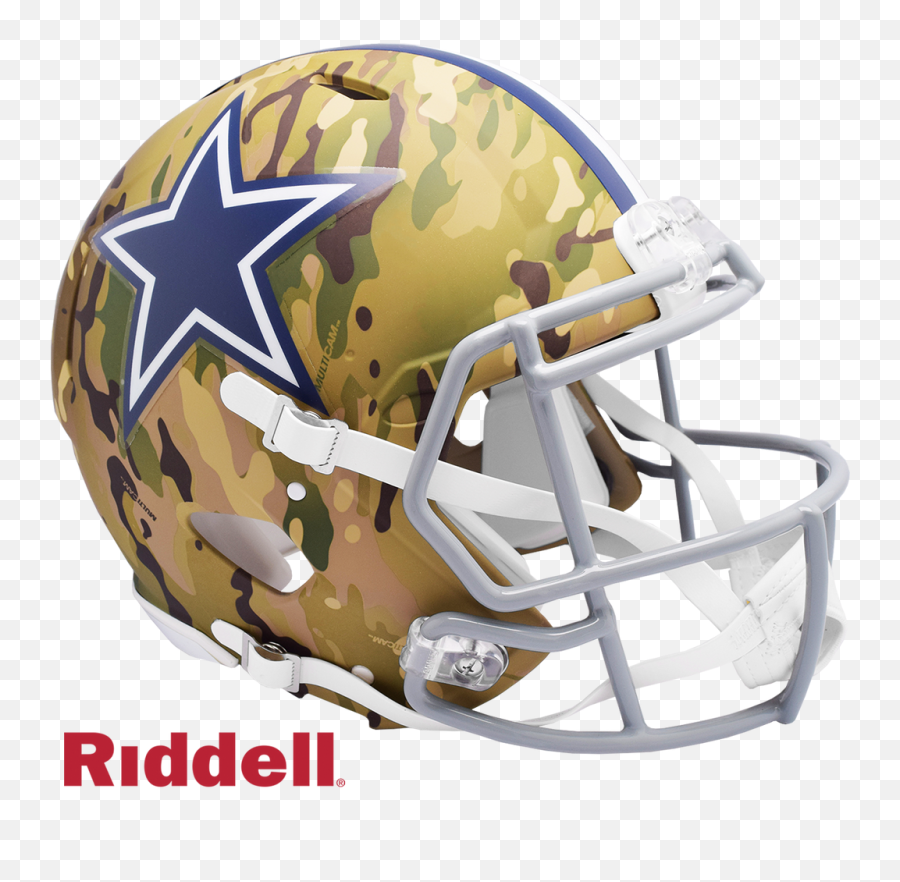 Dallas Cowboys Camo Speed Authentic Helmet Emoji,Dallas Cowboys Helmet Png