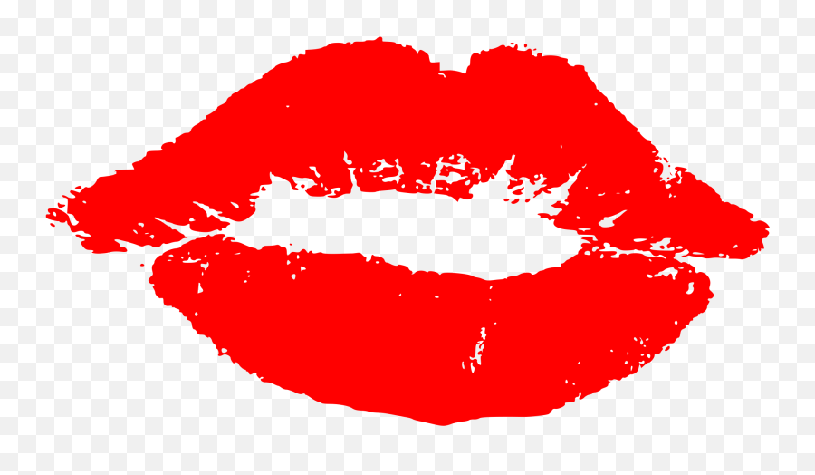 Lip Clipart Big Red Lip Big Red Transparent Free For - Red Lip Clipart Emoji,Lip Clipart