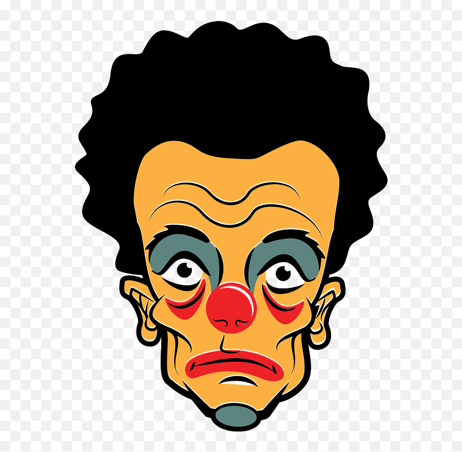 Clown Face Clipart Free Download Transparent Png Creazilla - Hair Design Emoji,Clown Emoji Png