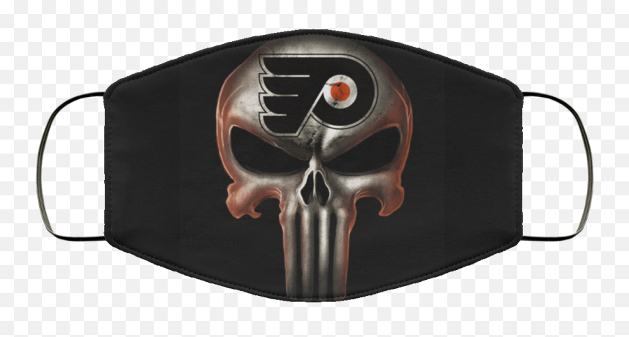 Philadelphia Flyers The Punisher Mashup Ice Hockey Face Mask - Assassins Creed Valhalla Face Mask Emoji,Philadelphia Flyers Logo