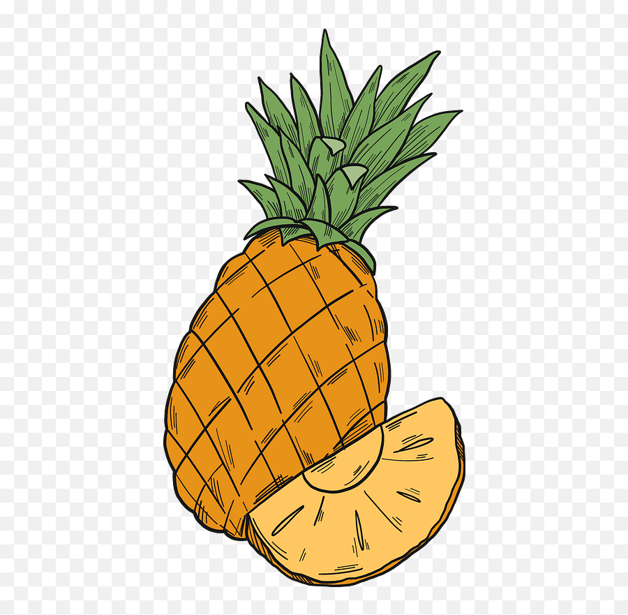 Pineapple Clipart Free Download Transparent Png Creazilla - Fresh Emoji,Pineapple Clipart