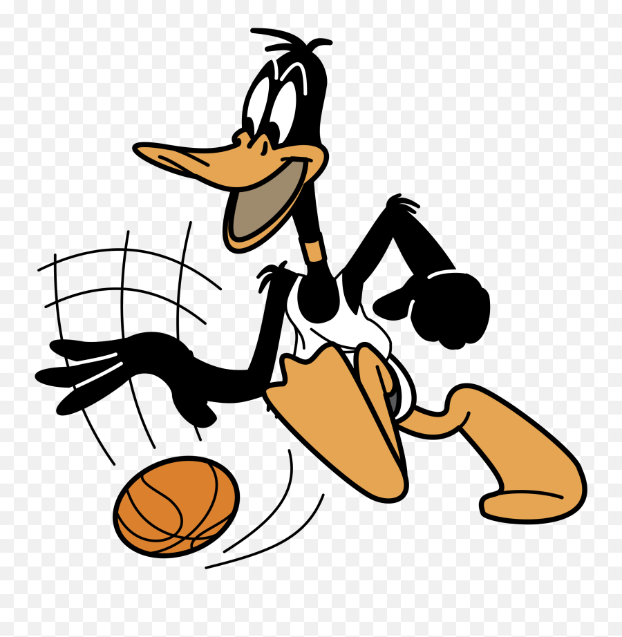 Daffy Duck Basketball Png Image With No - La Warner Bros Vector Emoji,Warner Bros Logo